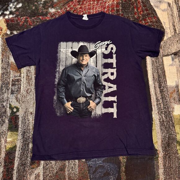 Hanes Other - George Strait Concert Shirt Cowboy Rides Away T-shirt Size M